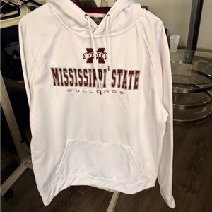 Mississippi State Bulldogs White Hoodie